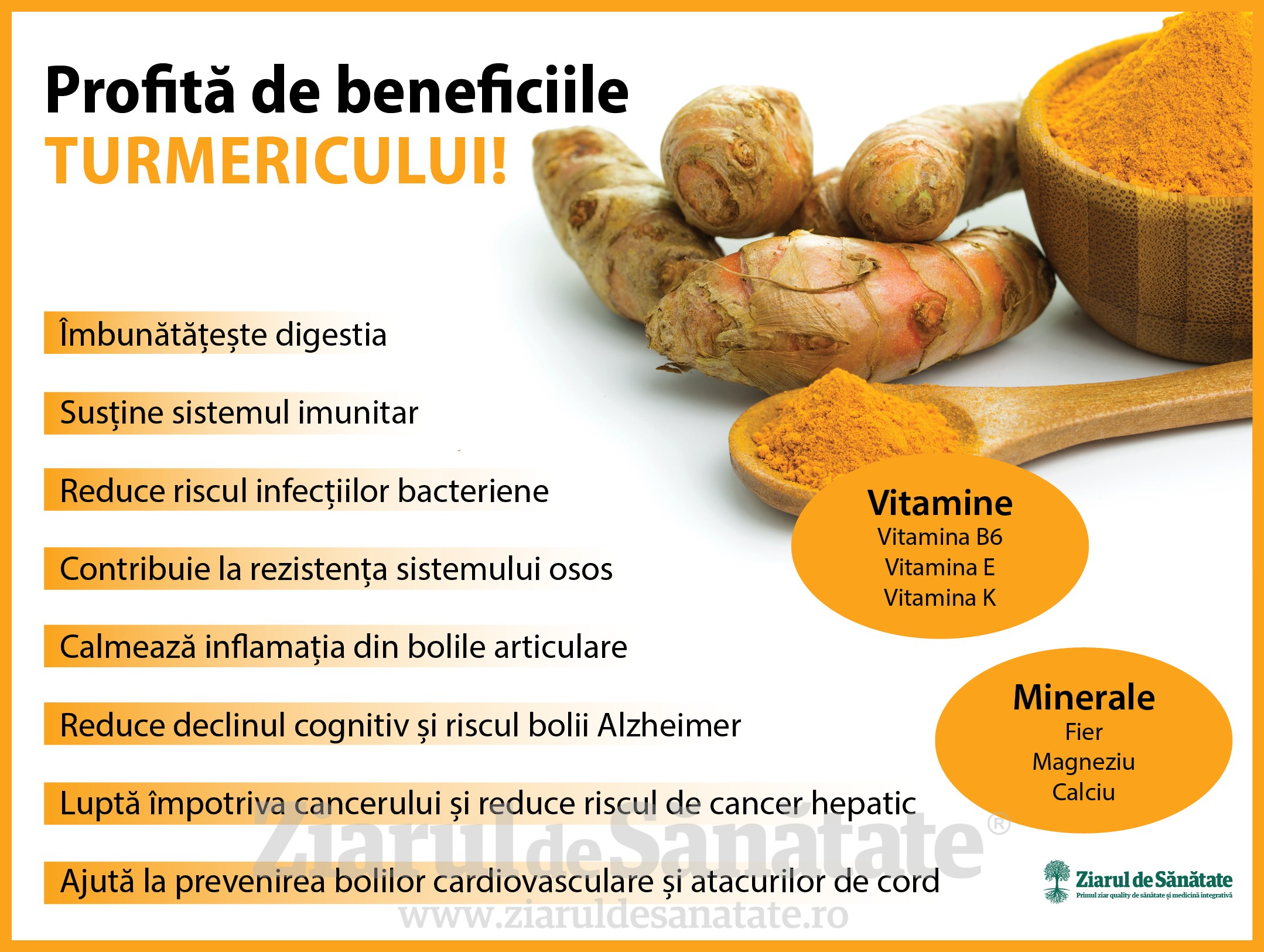 Turmericul: o farmacie într-o plantă