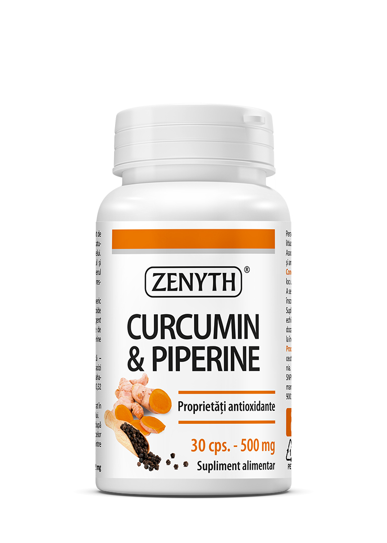 Curcumin & Piperine 30 cps Zenyth