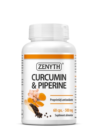 Curcumin & Piperine 60 cps Zenyth