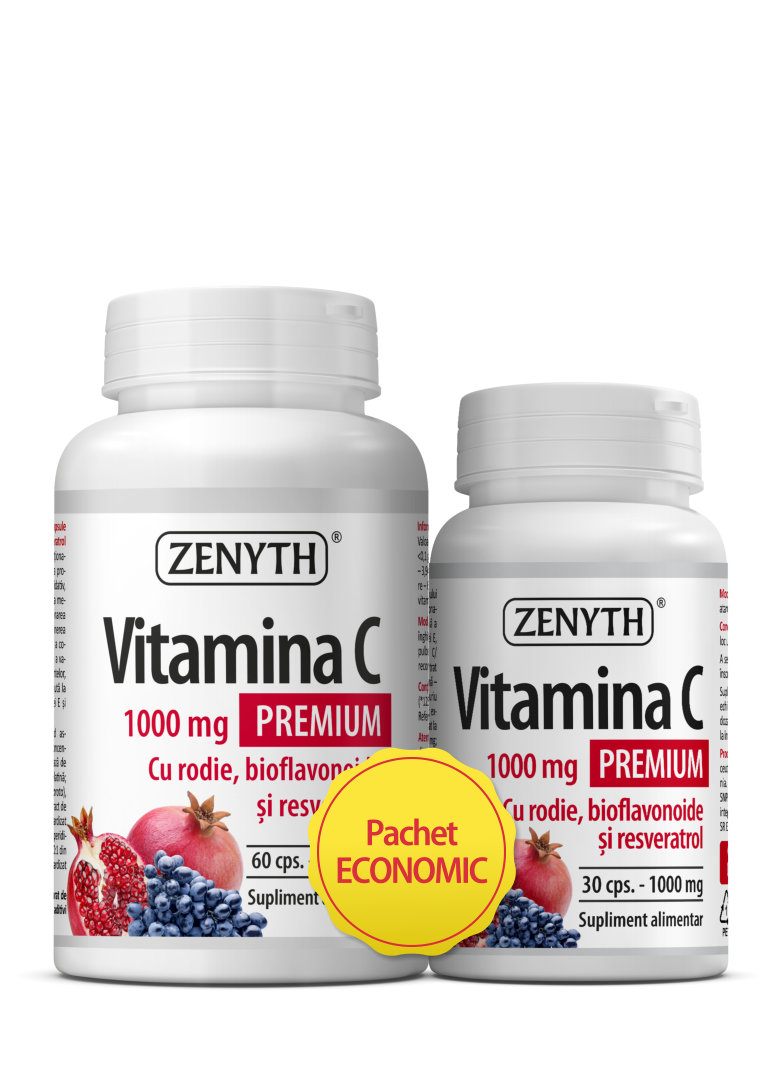Pachet Vitamina C Premium cu rodie Zenyth