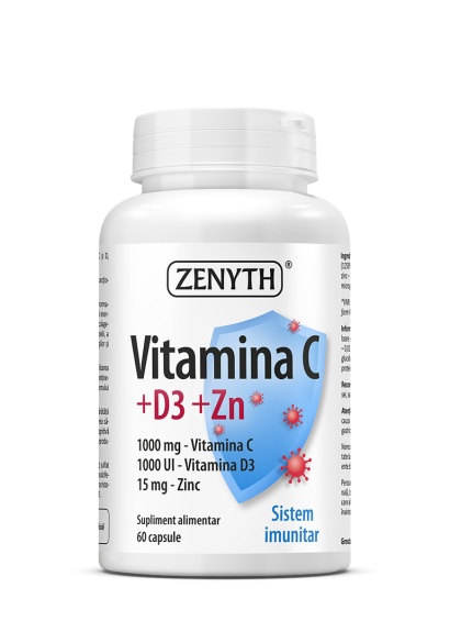 Vitamina C + D3 + Zn Zenyth